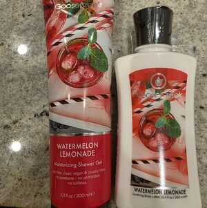 Goose Creek Watermelon Lemonade Shower Gel and Body Lotion Set